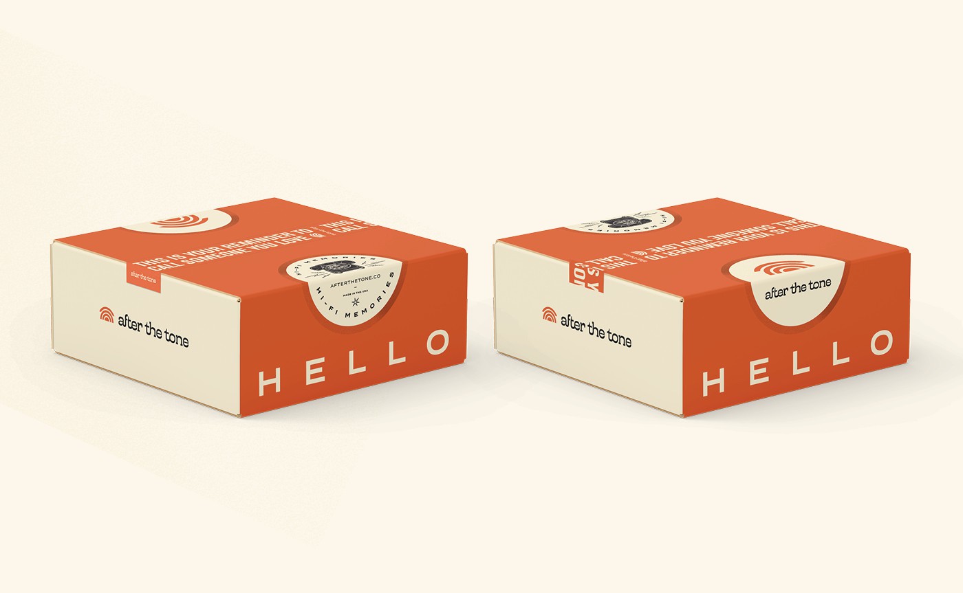 After The Tone package design