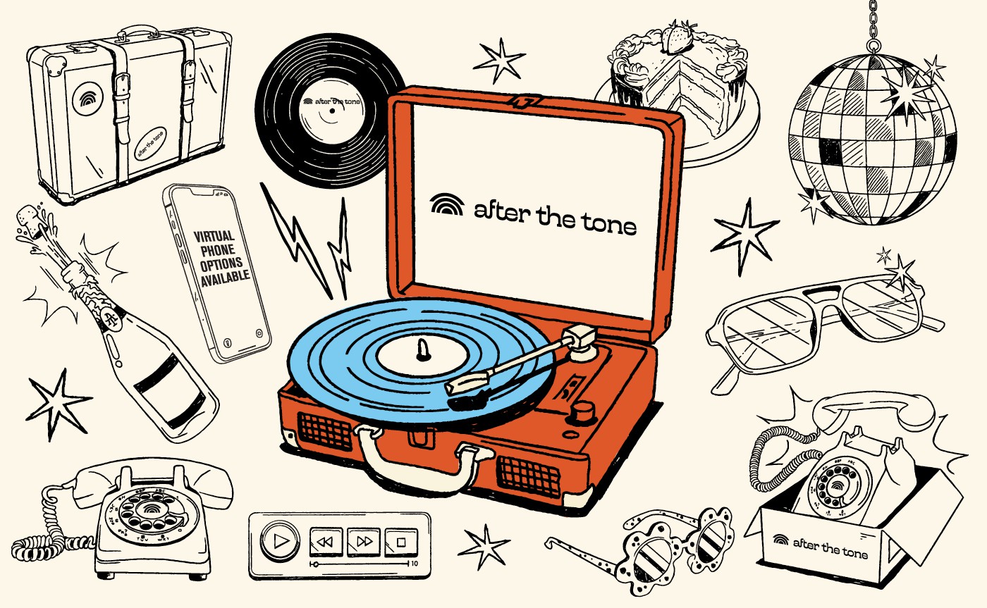After The Tone custom brand illustration