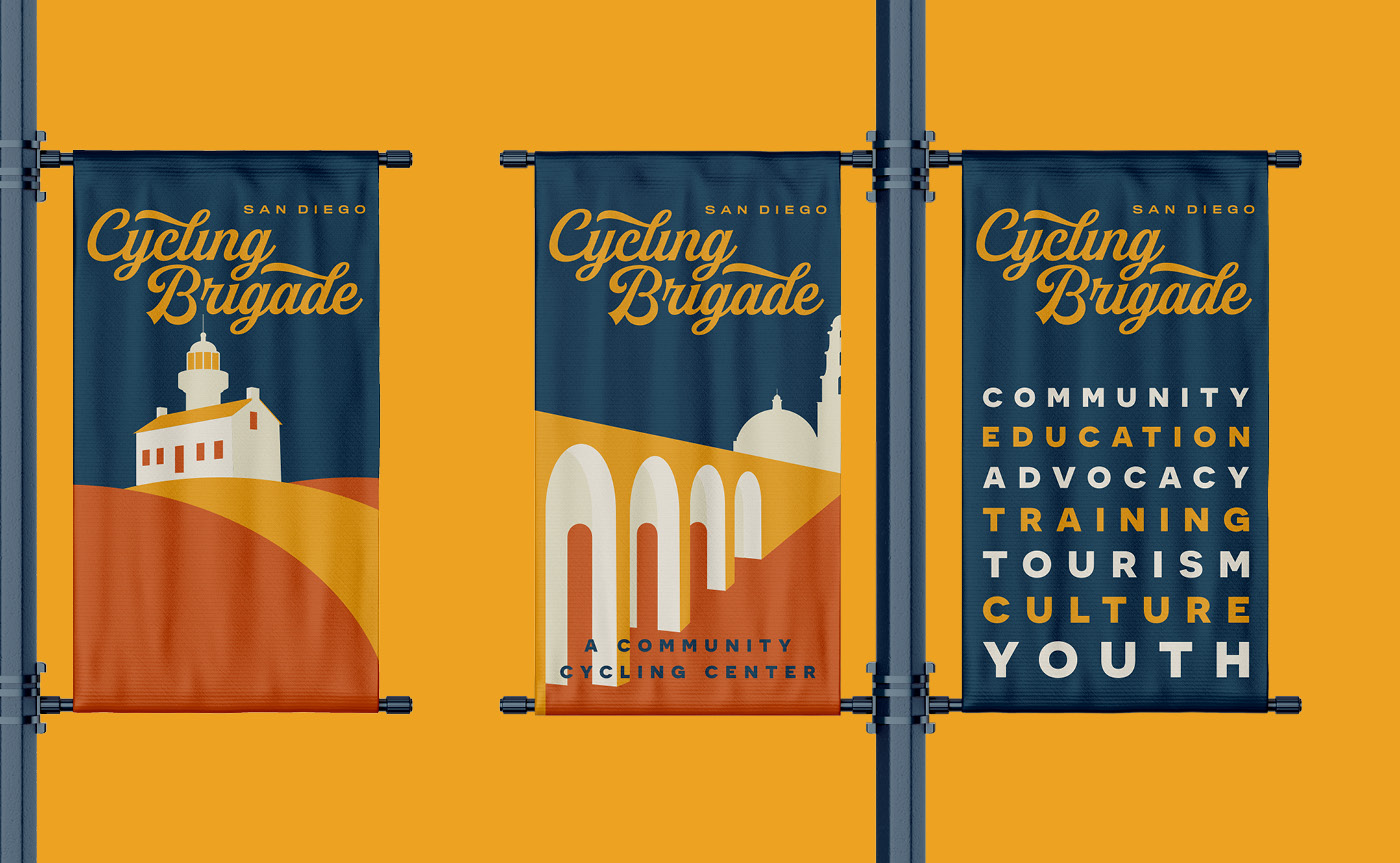 Cycling Brigade outdoor messaging application