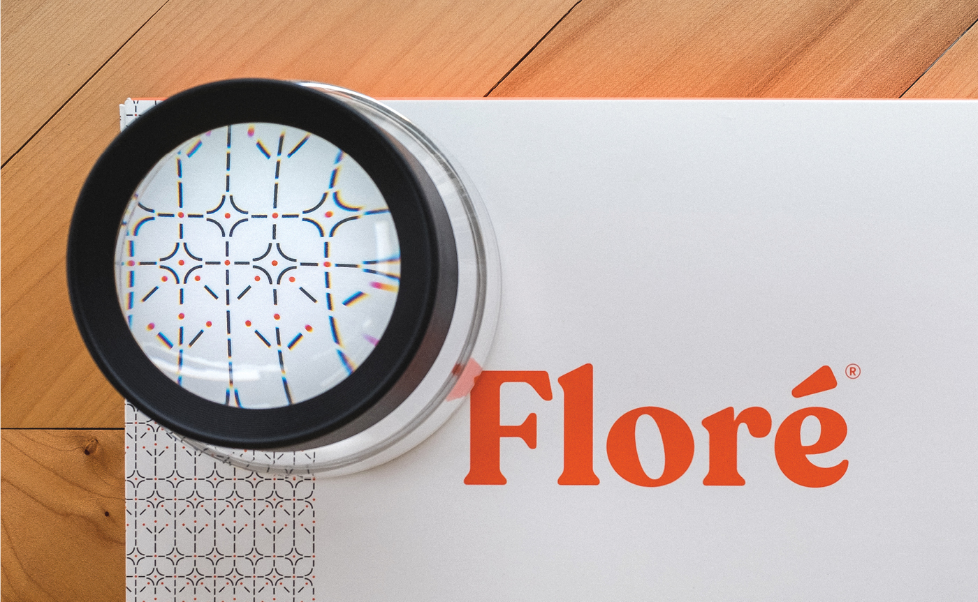 Floré custom illustrated pattern