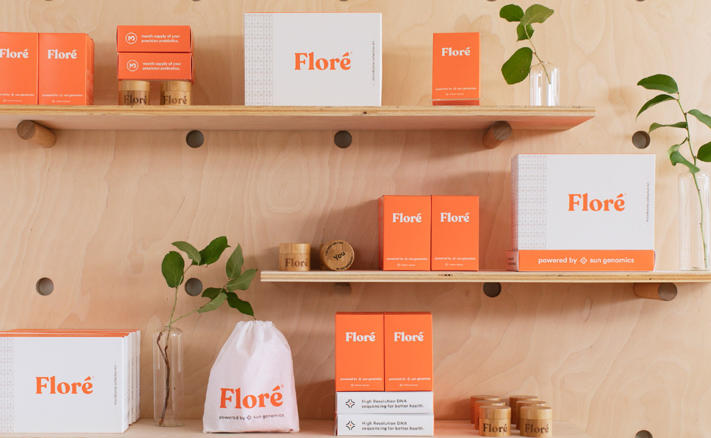 Floré branded swag detail