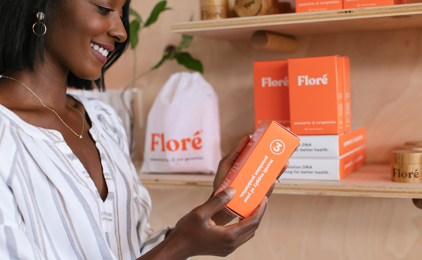 Floré branded swag mockup