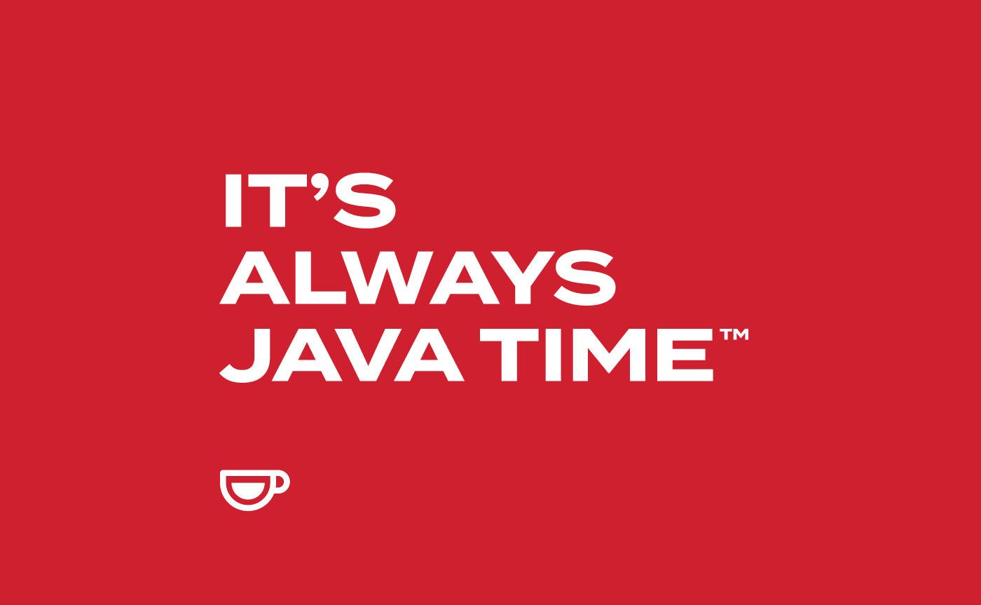 Java Time new tagline