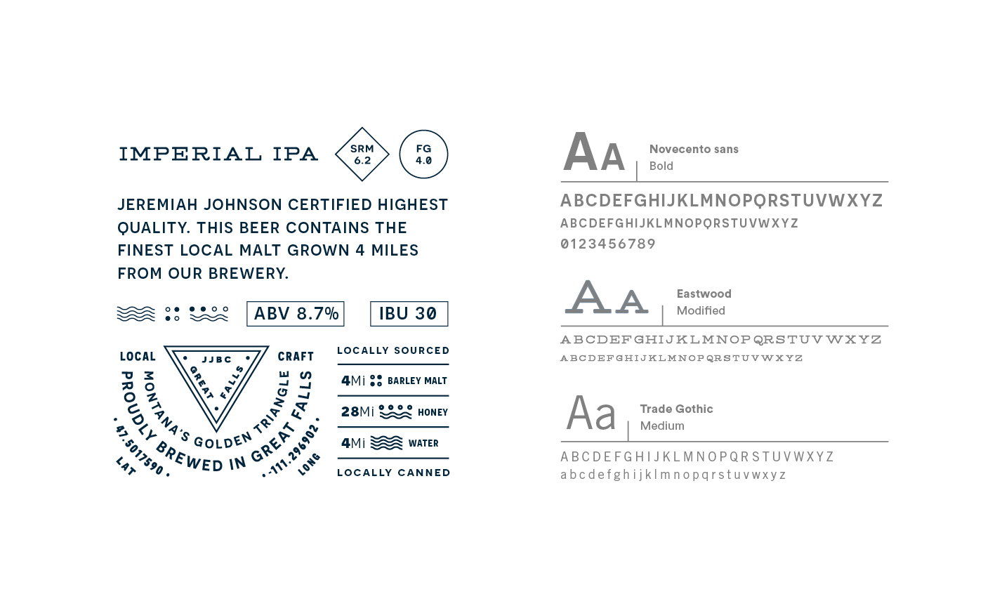 Jeremiah Johnson typography