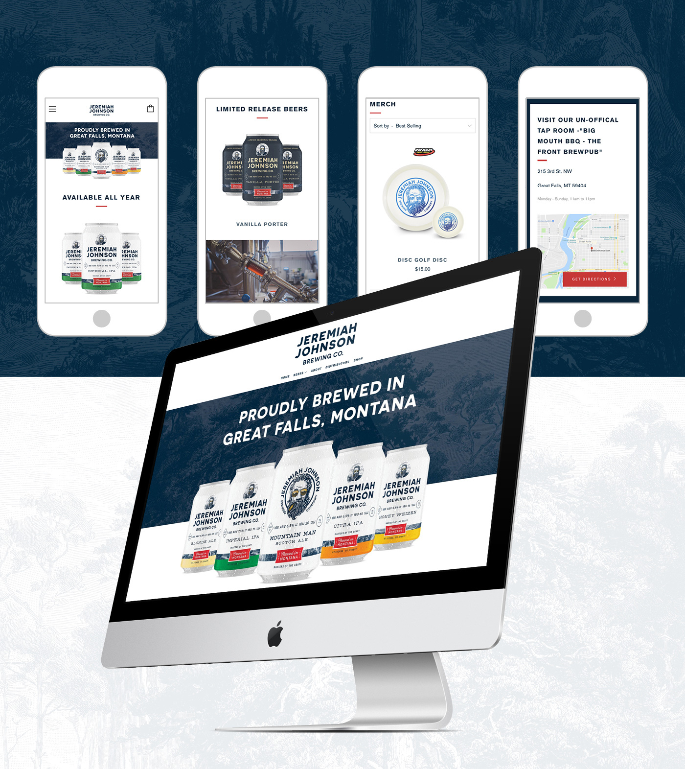 Jeremiah Johnson Shopify website