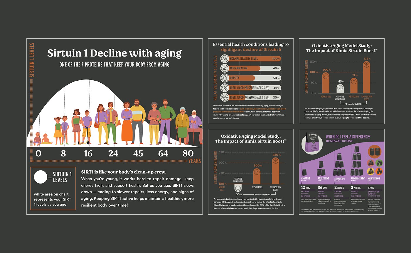 Kimia Wellness infographics