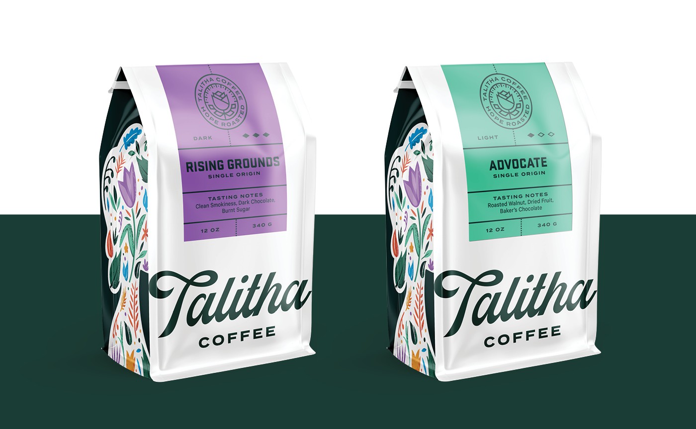 Talitha Coffee package design application