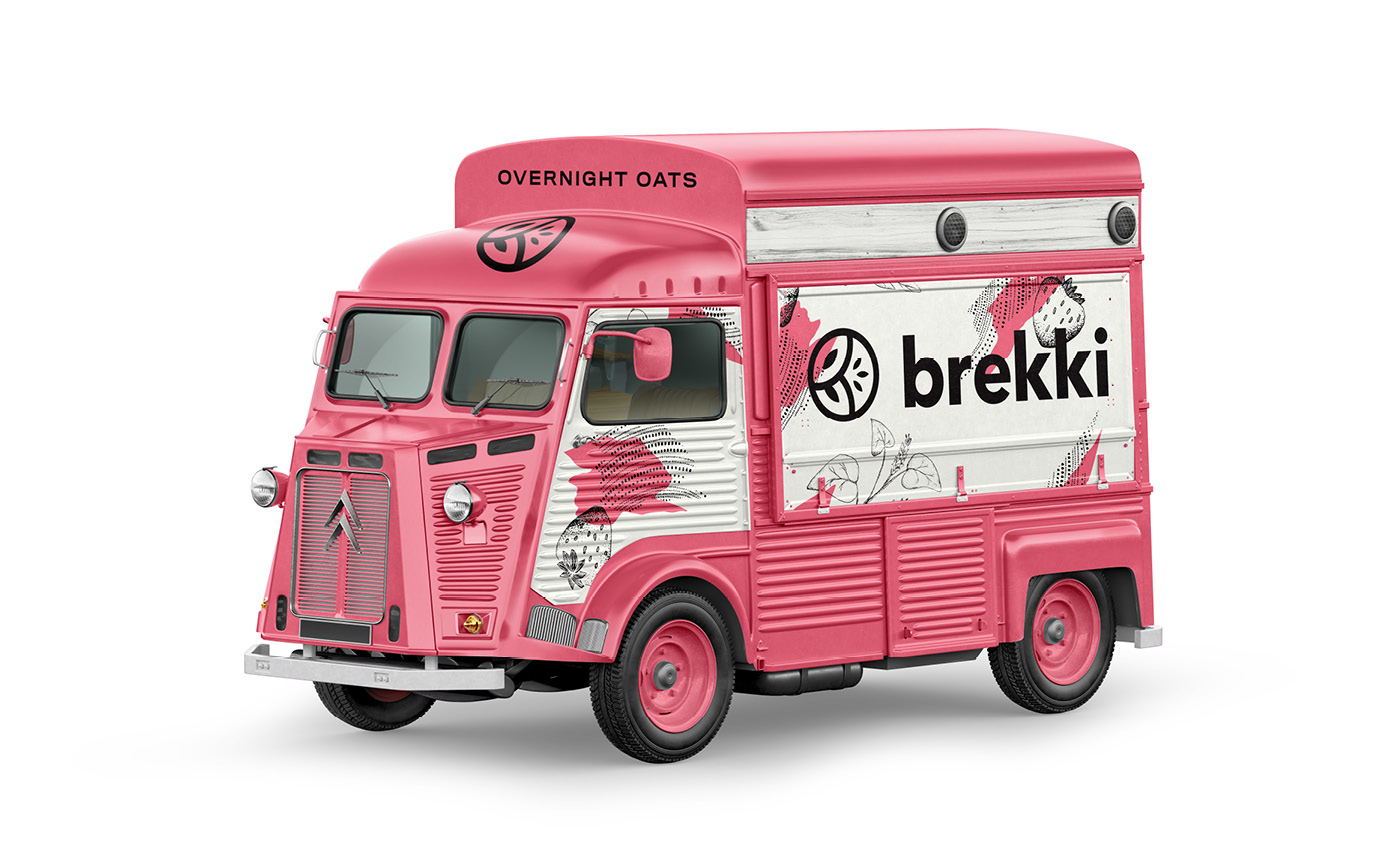 Brekki brand identity applications