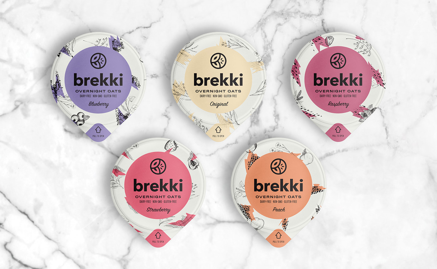 Brekki Overnight Oats brand build out presentation
